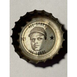 Joe Torre Baseball Player Coca Cola Coke All Stars Bottle Cap #21 Vintage MLB